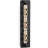 Black Box Low-Density Multimode Fiber Adapter Panel - Ceramic Sleeve 3 ST Duplex Beige - 3 Ports - 3 x Duplex - Beige - TAA JPM450B