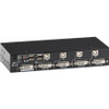 Black Box ServSwitch DT DVI with Bidirectional Audio, 4-Port - 4 Computer(s) - 1 Local User(s) - 1920 x 1200 - 8 x USB - 5 x DVI - (Fleet Network)