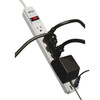 Tripp Lite 6-outlet 2100J Surge Protector - 6 x NEMA 5-15R 2 x USB - 188 kVA - 990 J - 125 V AC Input - 5 V DC Output TLP606USB