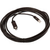 AXIS Outdoor CAT6 Ethernet Cable for AXIS Q603X-E and AXIS P55-E 15m Black - Category 6 for Network Device - 492 ft - 1 x RJ-45 - 1 5504-731