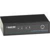 Black Box ServSwitch KVM Switch DT DisplayPort with USB and Audio 2-Port - 2 Computers - 1 Local Users - 2560 x 1600 - 6 x USB - KV9702A