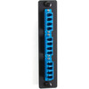 Black Box Standard Adapter Panel Ceramic Sleeve 6 LC Duplex Pairs Blue - 6 Ports - 6 x Duplex - Blue JPM455C-R2