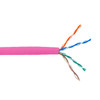 1000ft 4 Pair Cat5e 350MHz Stranded UTP FT4CMR Bulk Cable - Pink FN-BK-C5EST-4PK