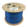 1000ft 4 Pair Cat6a 10gig Solid FTP FT4CMR Bulk Cable - Blue FN-BK-C6ASL-4BLS
