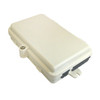 IndoorOutdoor 4-Port Plastic Fiber Optic Terminal Box - Off-White FN-PP-F1652-GY