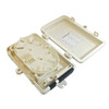 IndoorOutdoor 4-Port Plastic Fiber Optic Terminal Box - Off-White FN-PP-F1652-GY
