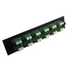 Loaded Adapter Panel with 12x Duplex LCAPC Singlemode - Black