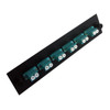 Loaded Adapter Panel with 6x Duplex LCPC Multimode 10gig - Black