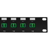 16-port LCLC APC Singlemode 9u Duplex Patch Panel 19 Rackmount 1U FN-PP-FO208A-16