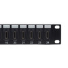 24-Port HDMI patch panel 19 inch rackmount 1U FN-PP-HDMI-24