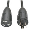 Tripp Lite 10ft Power Cord Extension Cable L5-20P to L5-20R with Locking Connectors Heavy Duty 20A 12AWG 10 - 125 V AC  20 A - Black