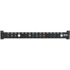 Tripp Lite N062-016-KJ 16-Port 1U RackMount Unshielded Blank KeystoneMultimedia PatchPanel - 16 Ports - 1U High - Black - 19 Wide N062-016-KJ