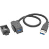 Tripp Lite U324-001-KPA-BK USB Extension Data Transfer Cable - USB for Home Theater System Motherboard Chromebook PDU UPS - 640 - U324-001-KPA-BK