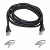 Belkin Cat6 UTP Patch Cable - RJ-45 Male - RJ-45 Male - 213m - Black A3L980B07-BLK-S