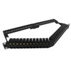 48-Port Angled CAT6 Patch Panel 19 Rackmount 1U - Pass-Through FN-PP-48C6-APT