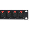 16-port 14 TRS female patch panel 19 inch rackmount 1U FN-PP-TRS-16