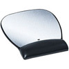 3M Gel Mouse Pad - 075 1905 mm x 875 22225 mm x 975 24765 mm Dimension - Black - Gel MW310LE