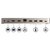 StarTechcom Dual Monitor USB-C Laptop Docking Station - 4K HDMI DVI via Adapter 5xUSB 30 Ports 60W PD - USB C Dock for Windows - MST30C2HHPD