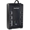 CyberPower AVR CP800AVR 800VA UPS - 800VA450W - 3 Minute Full Load - 4 x NEMA 5-15R - BatterySurge-protected 4 x NEMA 5-15R - CP800AVR