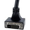 StarTechcom 6 ft 90 Degree Down Angled DVI-D Monitor Cable - MM - DVI-D Dual-Link Male Video - DVI-D Dual-Link Male Video - 6ft DVIDDMMBA6