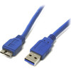 StarTechcom 3 ft SuperSpeed USB 30 Cable A to Micro B - Type A Male USB - Type B Male Micro USB - 3ft - Blue USB3SAUB3