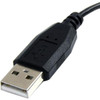 StarTechcom 3 ft Micro USB Cable - A to Left Angle Micro B - Type A USB - Micro Type B USB - 3ft - Black UUSBHAUB3LA