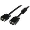 StarTechcom 60 ft Coax High Resolution VGA Monitor Cable - HD15 MM - HD-15 Male VGA - HD-15 Male VGA - 60ft - Black MXT101MMHQ60
