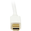 StarTechcom 6 ft Mini DisplayPort to DVI Adapter Converter Cable - Mini DP to DVI 1920x1200 - White - 6 ft DVIMini DisplayPort Video MDP2DVIMM6W