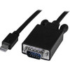 StarTechcom 15 ft DisplayPorttrade to VGA Adapter Converter Cable - DP to VGA 1920x1200 - Black - 15 ft DisplayPortVGA Video Cable DP2VGAMM15B