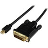 StarTechcom 6 ft Mini DisplayPort to DVI Active Adapter Converter Cable - mDP to DVI 1920x1200 - Black - 6 ft DisplayPortDVI Video - MDP2DVIMM6BS