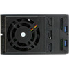 StarTechcom 3 Bay Aluminum Trayless Hot Swap Mobile Rack Backplane for 35in SAS IISATA III - 6 Gbps HDD - 3 x HDD Supported - 3 x - HSB3SATSASBA