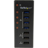 StarTechcom 4 Port USB 30 Hub plus 3 Dedicated USB Charging Ports 2 x 1A  1 x 2A - Wall Mountable Metal Enclosure - USB - - 7 USB ST4300U3C3