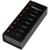 StarTechcom 7 Port USB 30 Hub - Desktop or Wall-mountable Metal Enclosure - USB - External - 7 USB Ports - 7 USB 30 Ports ST7300U3M