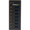 StarTechcom 7 Port USB 30 Hub - Desktop or Wall-mountable Metal Enclosure - USB - External - 7 USB Ports - 7 USB 30 Ports ST7300U3M