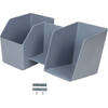 Ergotron Storage Bin - for LearnFit and SV10 Carts - 363 kg Weight Capacity x 145 Width x 8 Depth x 8 Height - Plastic - Gray 97-926-064