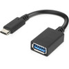Lenovo USB-C to USB-A Adapter - 55 USB Data Transfer Cable - First End 1 x Type A Female USB - Second End 1 x Type C Male USB - 5 4X90Q59481