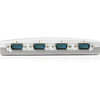 StarTechcom USB to Serial Adapter Hub - 4 Port - Bus Powered - DB9 9-pin - USB Serial - FTDI USB to Serial Adapter - 1 x 4-pin Type ICUSB2324