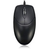 Adesso HC-3003PS - 3 Button Desktop Optical Scroll Mouse PS2 - Optical - Cable - Black - PS2 - 1000 dpi - Scroll Wheel - 3 HC-3003PS