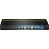 TRENDnet 28-Port Gigabit Web Smart PoE Switch - 24 Ports - Manageable - 2 Layer Supported - Twisted Pair - 1U High - Rack-mountable - TPE-2840WS