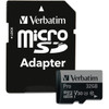 Verbatim 32GB Pro 600X microSDHC Memory Card with Adapter UHS-I V30 U3 Class 10 - 90 MBs Read - 45 MBs Write - 600x Memory Speed - 47041