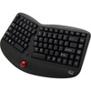Adesso Tru-Form Media 3150 - 24 GHz Wireless Ergo Trackball Keyboard - Wireless Connectivity - RF - USB 20 Interface - 87 Scroll - - WKB-3150UB
