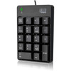Adesso AKB-601UB - USB Spill Resistant 18-Key Numeric Keypad - Cable Connectivity - USB Interface - 18 Key - English US - Windows - AKB-601UB