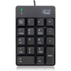 Adesso AKB-601UB - USB Spill Resistant 18-Key Numeric Keypad - Cable Connectivity - USB Interface - 18 Key - English US - Windows - AKB-601UB
