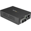 StarTechcom Multimode MM SC Fiber Media Converter for 101001000 Network - 550m Range - Gigabit Ethernet - 850nm - Full Duplex - a MCMGBSCMM055
