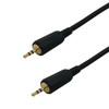 10ft Premium  25mm Stereo Cable Male To Male Cable 24AWG FT4 - Black FN-25MM1-10