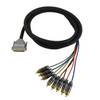 6ft Premium Phantom DB25 Male to 8xRCA Male 8-channel Snake cable THX pinout FN-S8-25-RCA-06