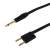 150ft Premium  14 inch TS to Dual Banana Clip Speaker Cable 14AWG FT4 FN-SP-T1B2C-150