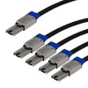 1m ext mini-SAS SFF-8088 to 4x ext mini-SAS SFF-8088 6G cable - 30AWG FN-MS-120-1M