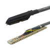 50ft Telco 50 Cat5e 90-Degree Female to BIX QCBIX1A FN-TELCO-249-50