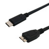 10ft USB 31 Type-C Male to Micro-B Male Cable 5G 3A - Black FN-USB-353-10